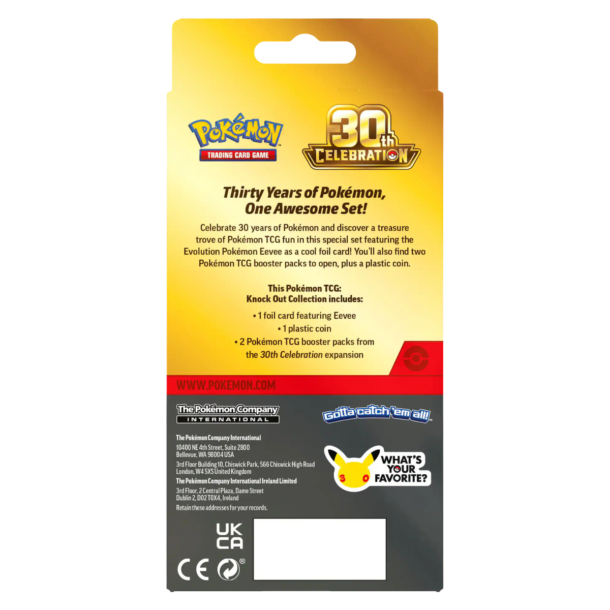 Pokemon 30th Celebration Knock Out Collections (2-Pack)