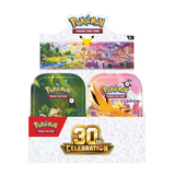 Pokemon 30th Celebration Mini Tin Display