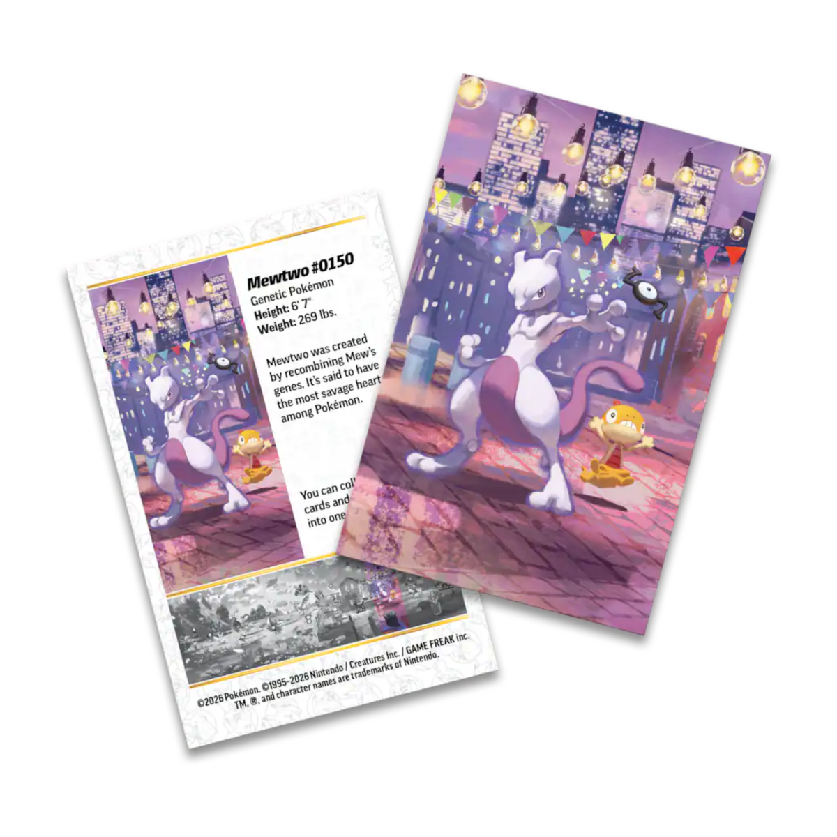 Pokemon 30th Celebration Mini Tin | Mewtwo and Scraggy