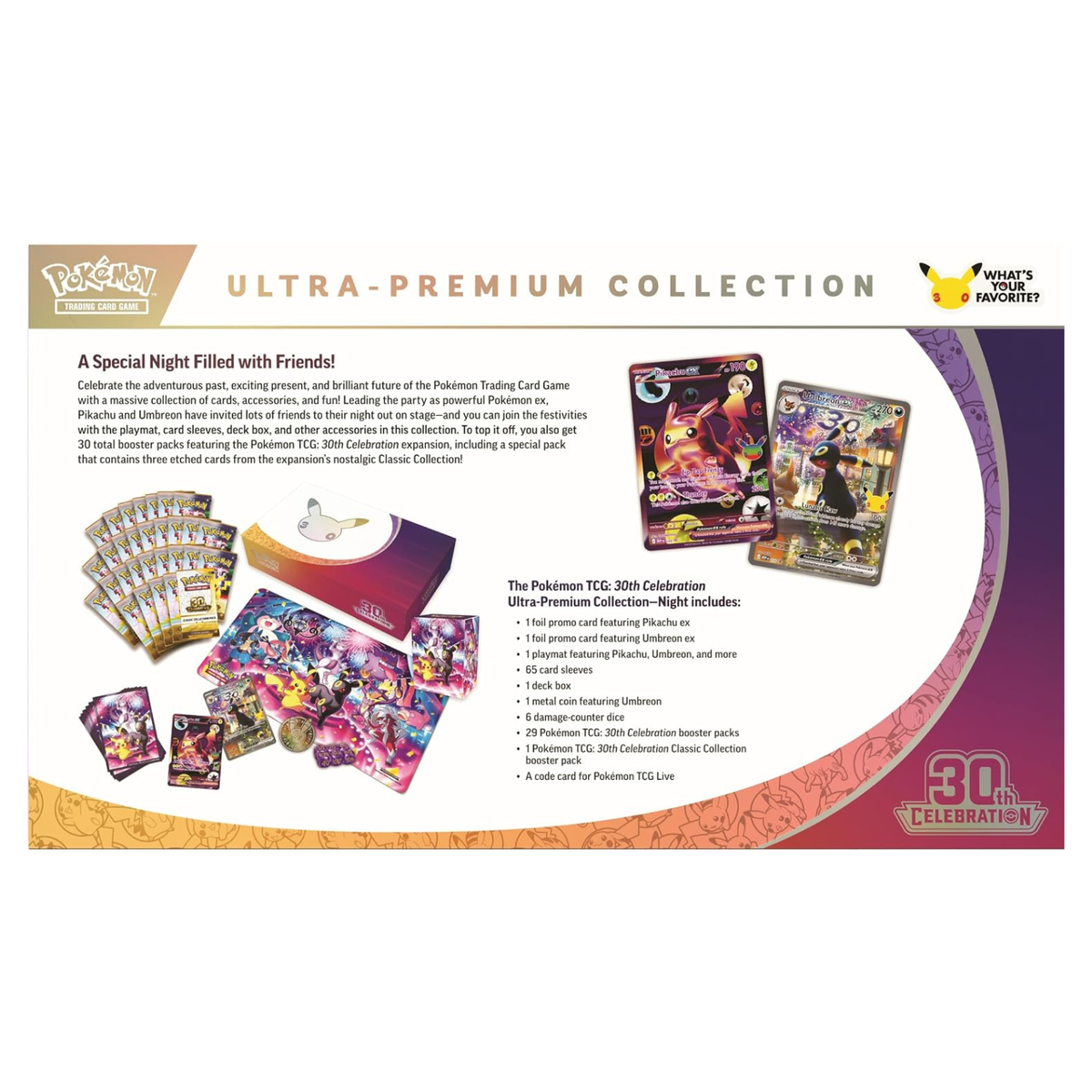 Pokemon 30th Celebration Ultra Premium Collection | Night