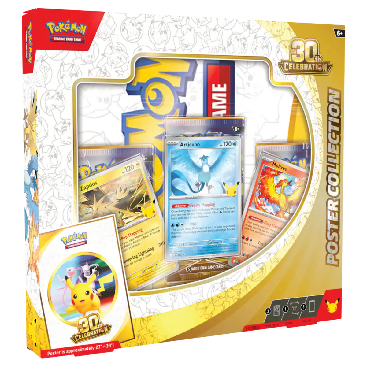 Pokemon 30th Celebration Poster Collections (2-Pack)