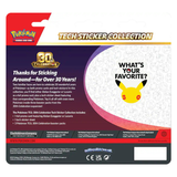 Pokemon 30th Celebration Tech Sticker Collection Art Set | Alolan Exeggutor and Lucario