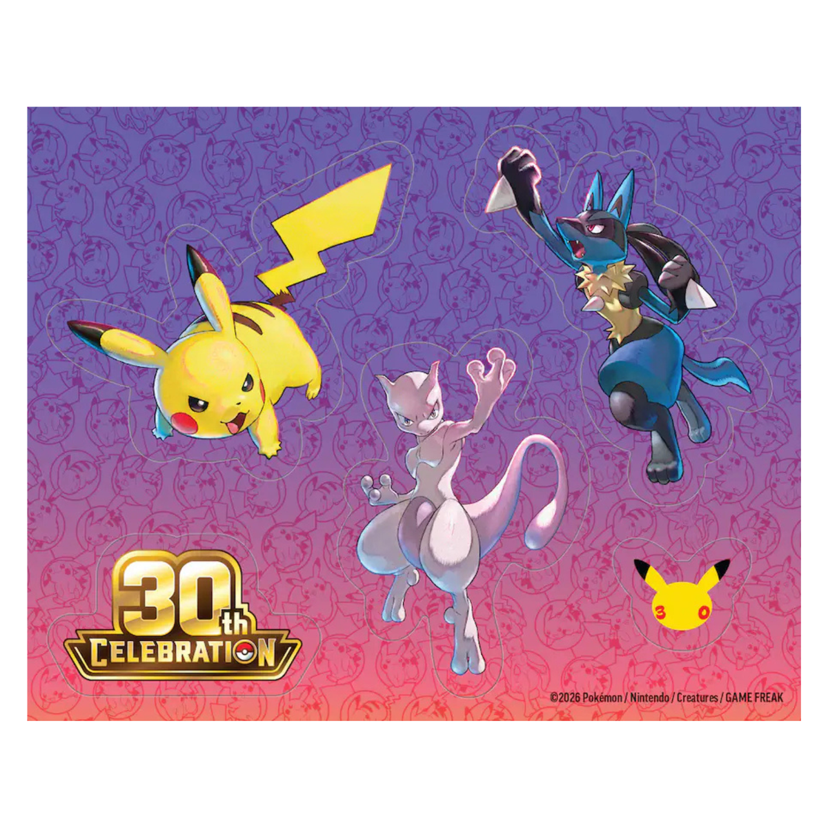 Pokemon 30th Celebration Tech Sticker Collection Art Set | Alolan Exeggutor and Lucario