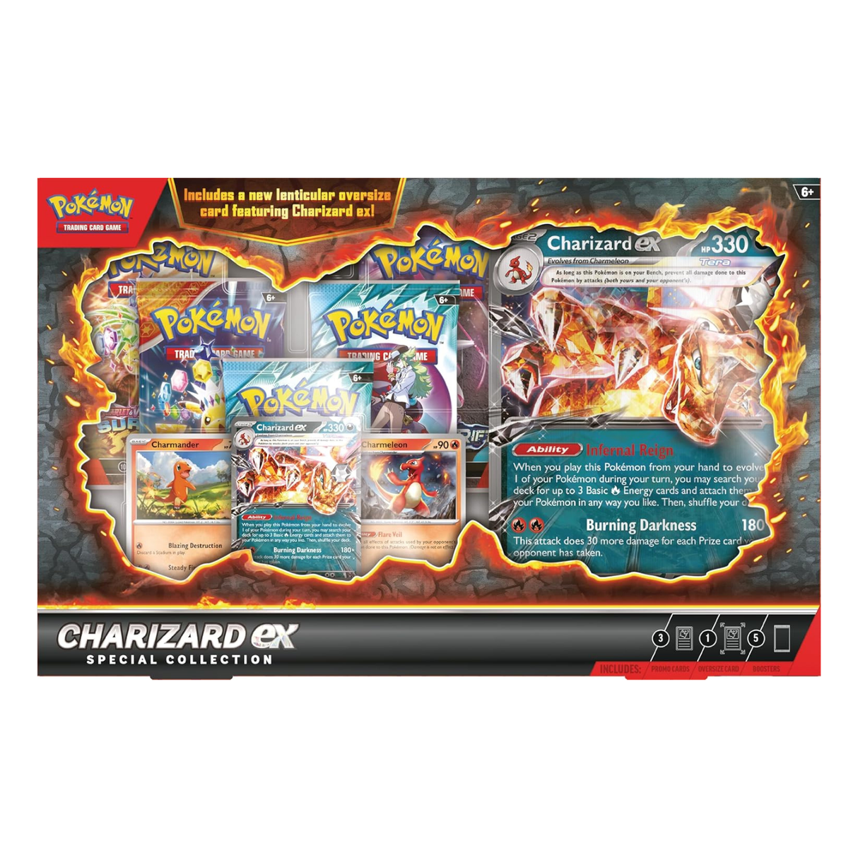 Pokemon Charizard EX Special Collection Box (Lenticular)