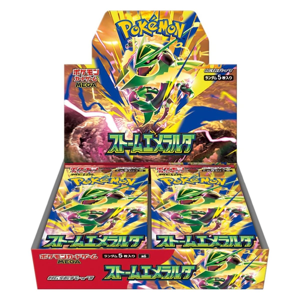 Pokemon M6 Mega Storm Emeralda Booster Box (Japanese Version)