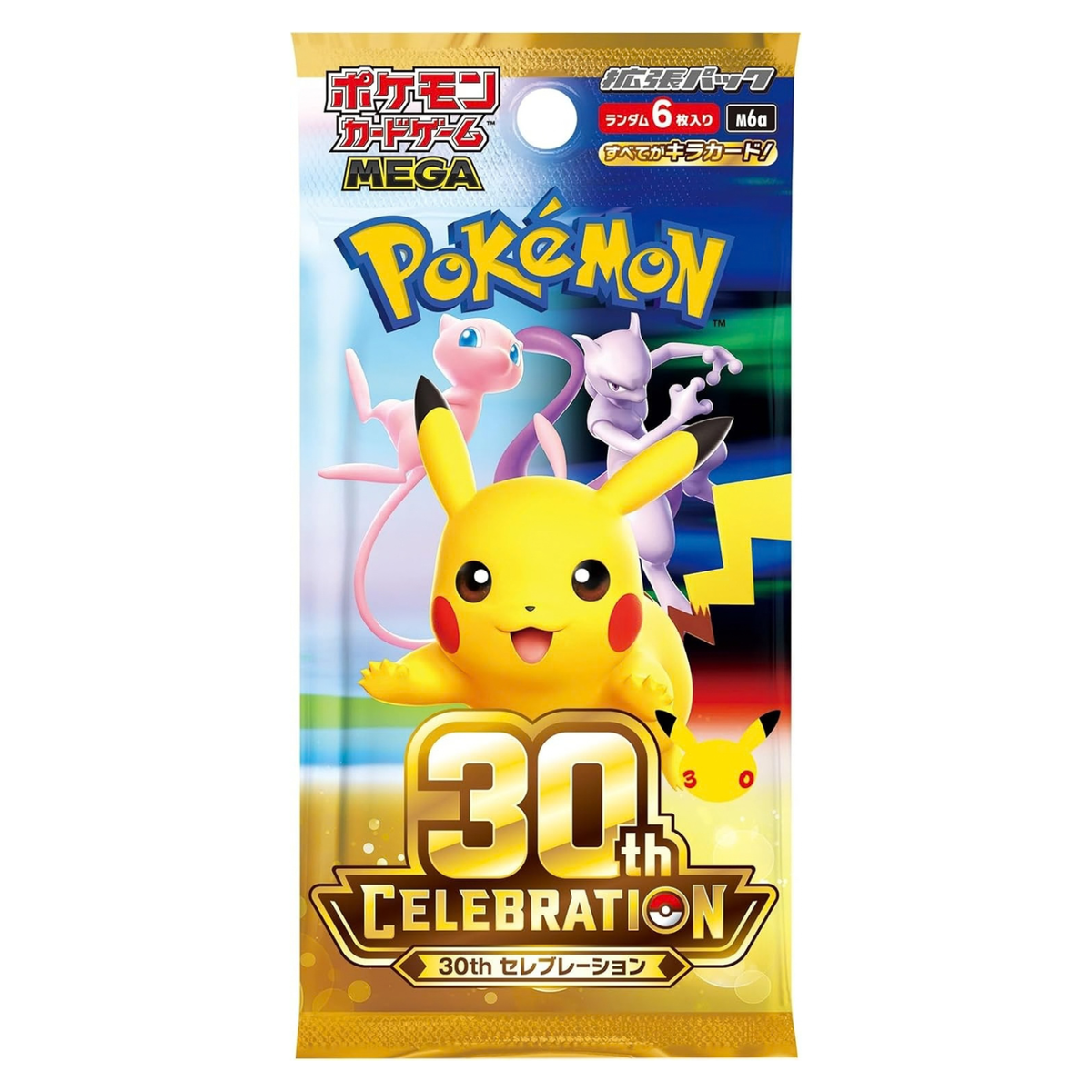 Pokemon M6A 30th Celebration Booster Box (Japanese Version)