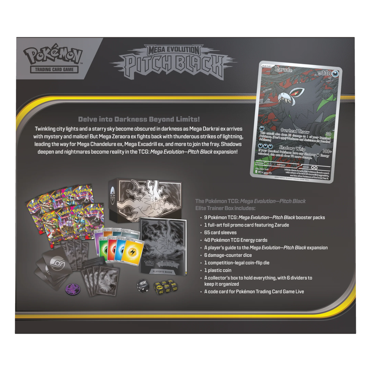 Pokemon ME5 Mega Evolution Pitch Black Elite Trainer Boxes (2-Pack)