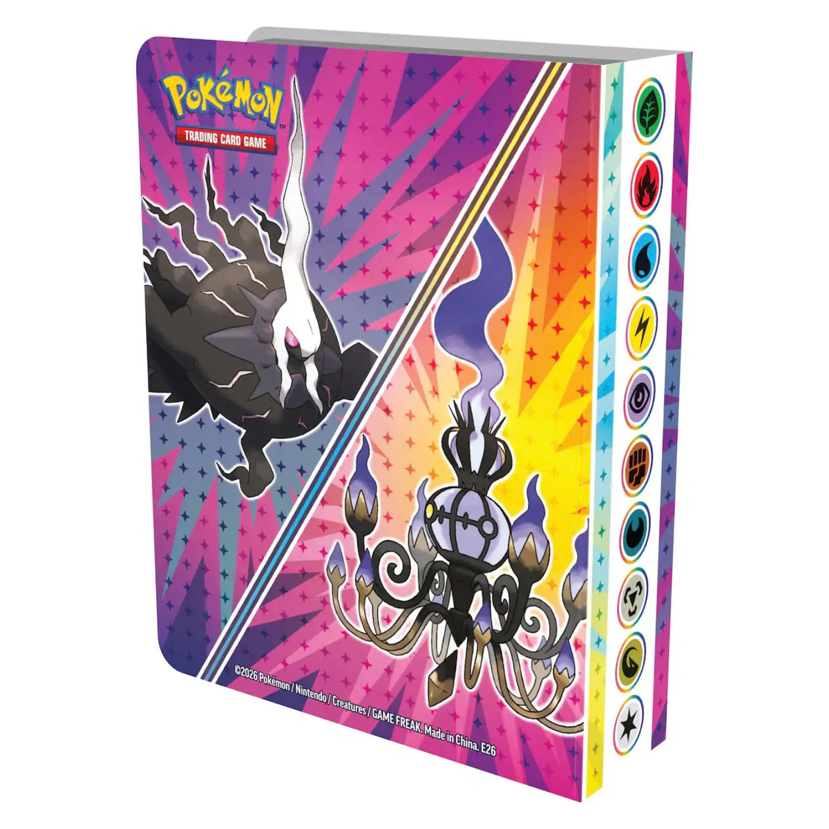 Pokemon ME5 Pitch Black Mini Portfolio | Mega Zeraora & Mega Greninja