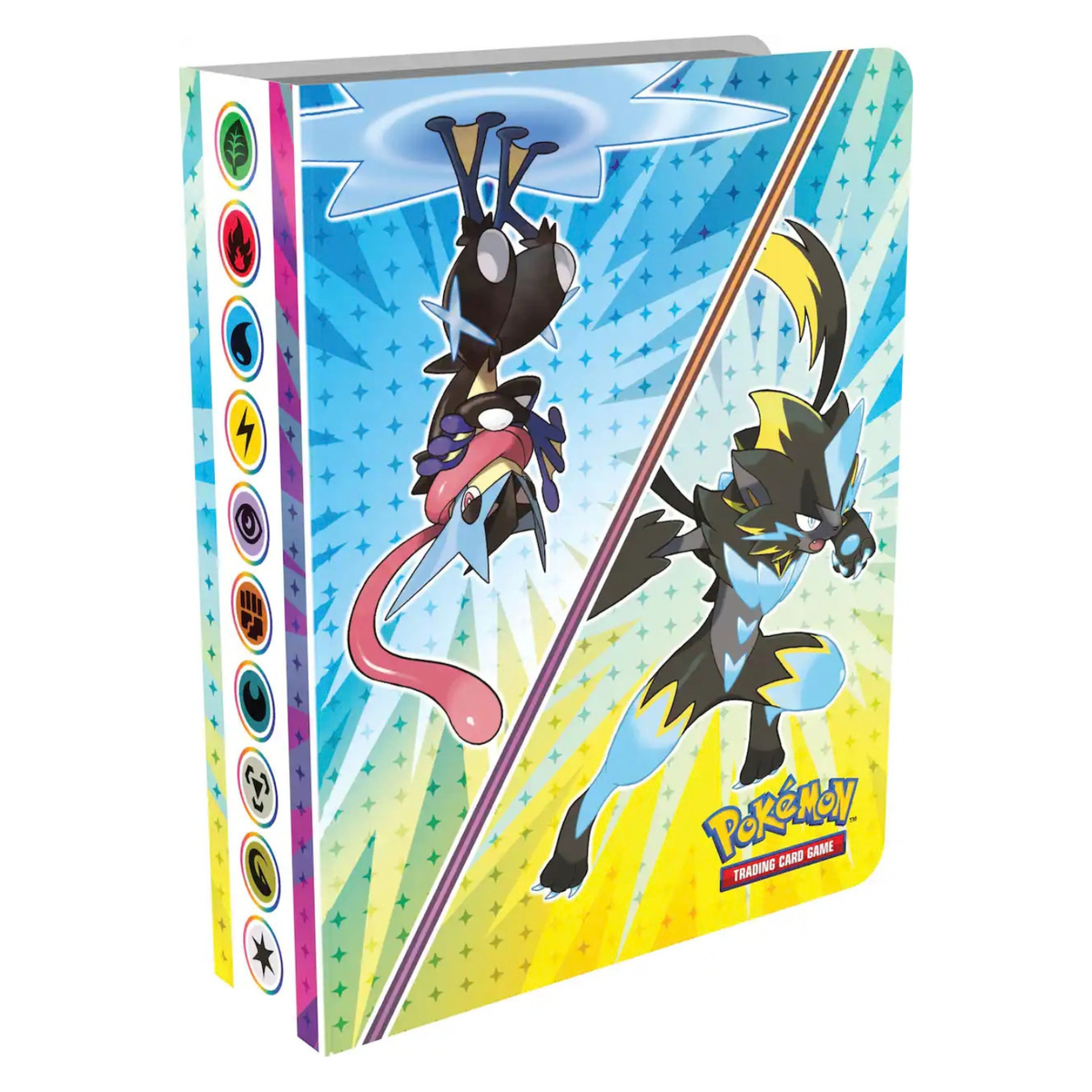 Pokemon ME5 Pitch Black Mini Portfolio | Mega Zeraora & Mega Greninja