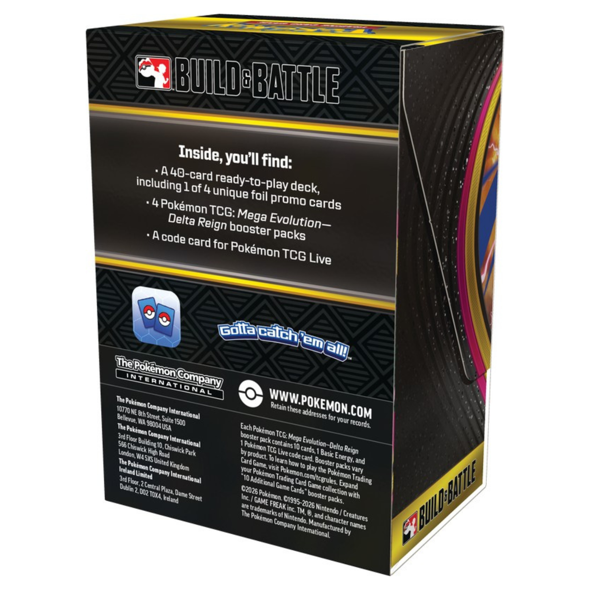 Pokemon ME6 Mega Evolution Delta Reign Build & Battle Boxes (10-Pack)