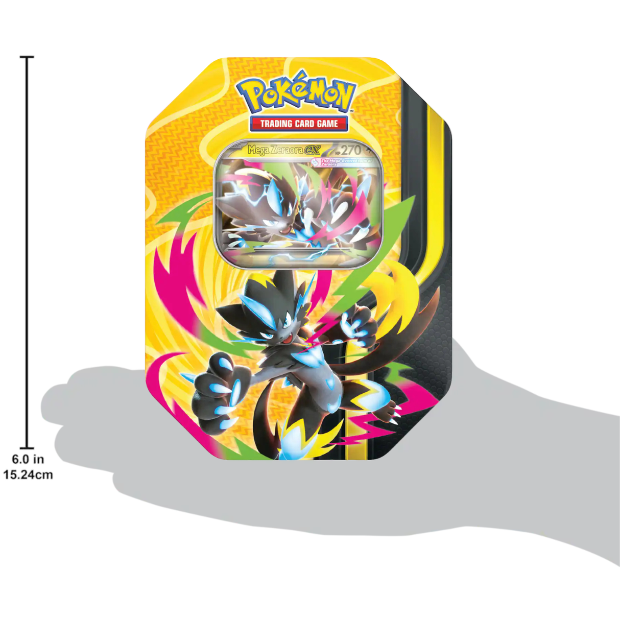 Pokemon Mega Forces Tin | Mega Zeraora ex