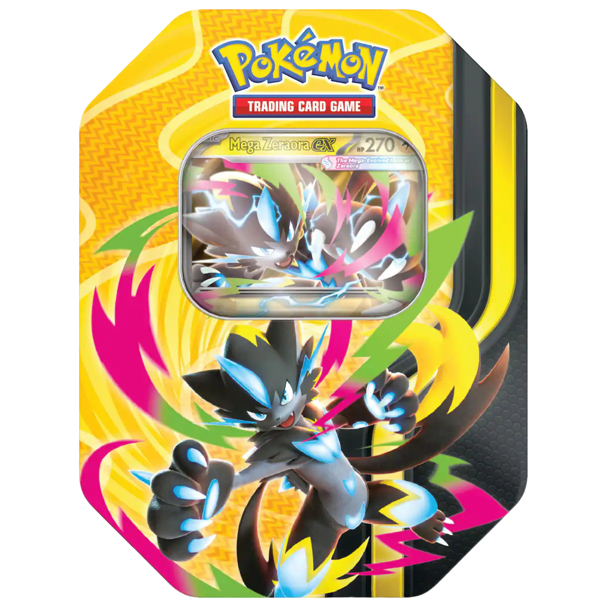 Pokemon Mega Forces Tin | Mega Zeraora ex