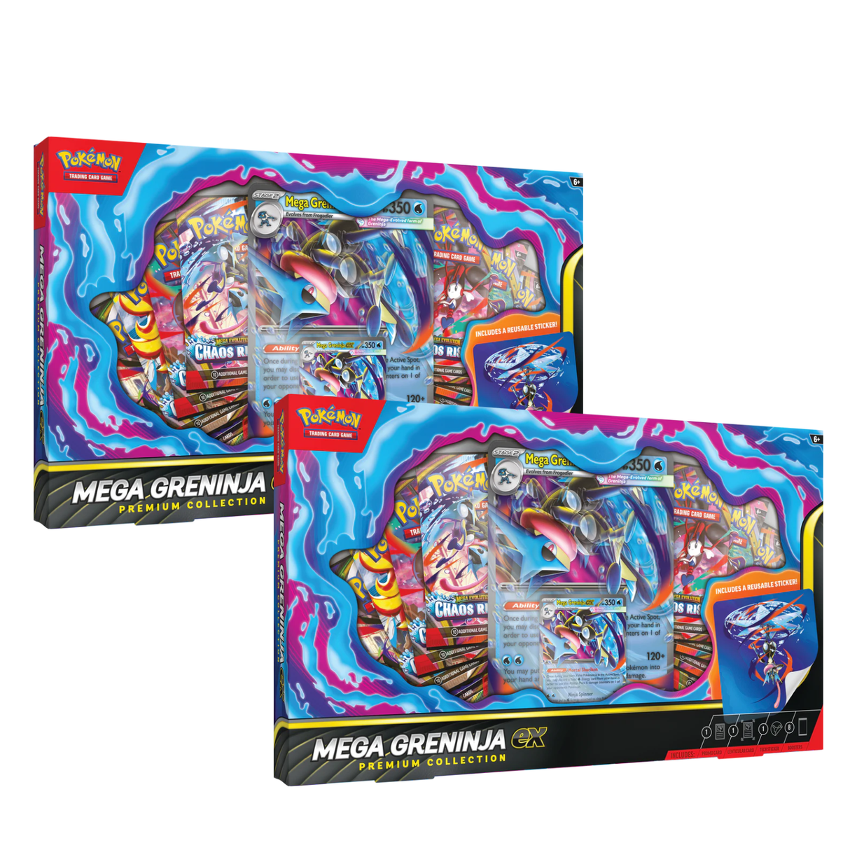 Pokemon TCG: Mega Greninja ex Premium Collections (2-Pack)