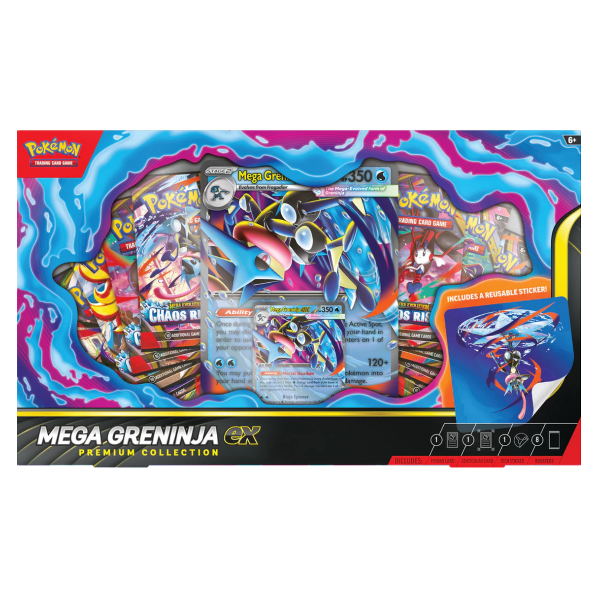 Pokemon TCG: Mega Greninja ex Premium Collections (2-Pack)