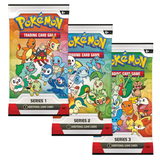 Pokemon First Partner Art Set | 3 Booster Packs (One of Each Series)