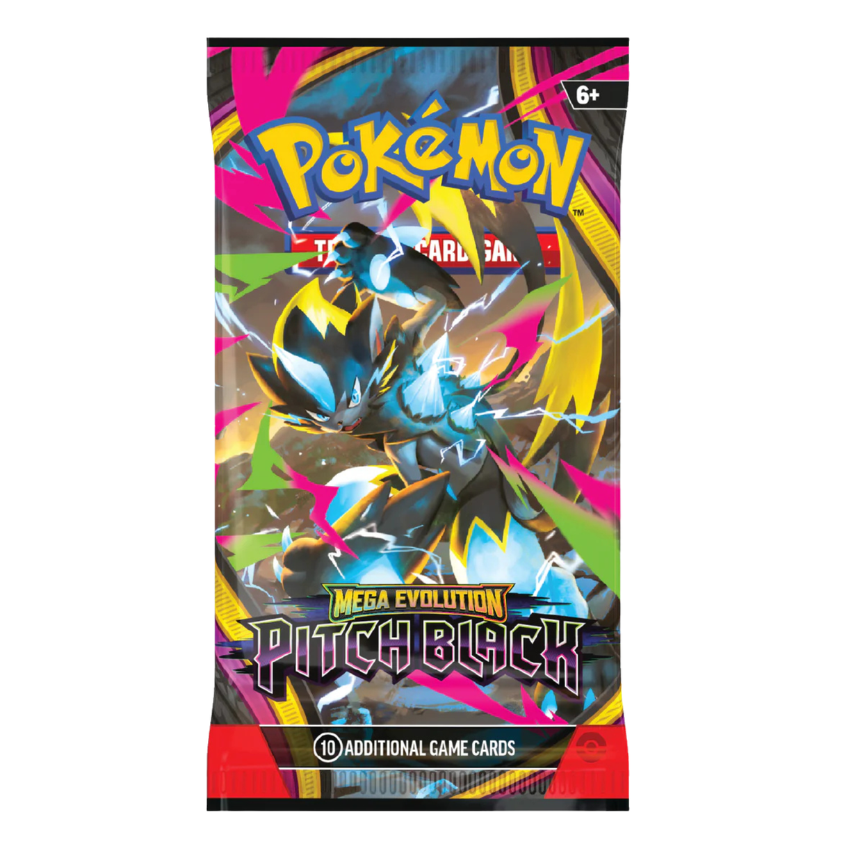 Pokemon ME5 Mega Evolution Pitch Black Booster Pack | Mega Zeraora ex