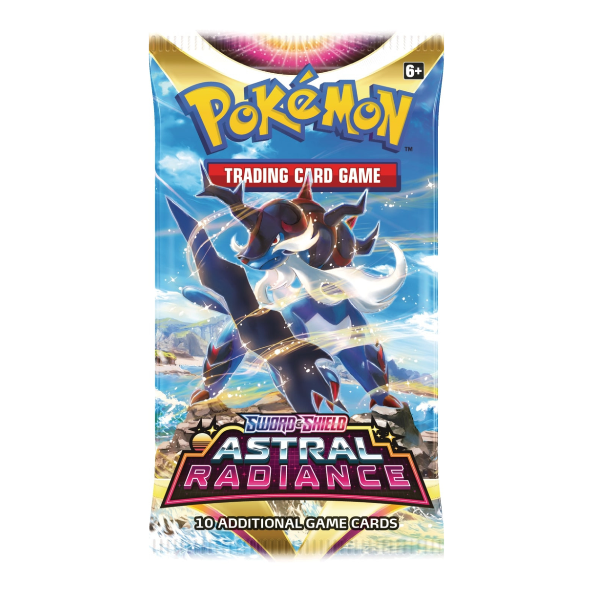 Pokemon SS10 Sword and Shield Astral Radiance Art Set | 5 Booster Packs (One of Each Artwork)