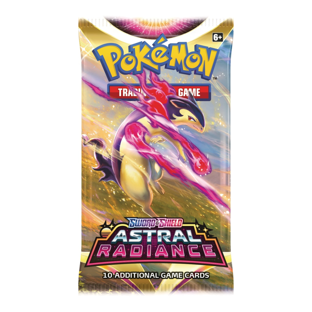 Pokemon SS10 Sword and Shield Astral Radiance Art Set | 5 Booster Packs (One of Each Artwork)