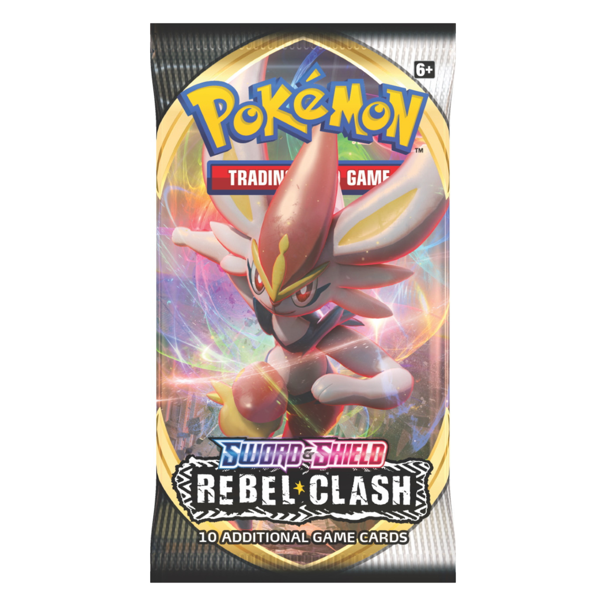 Pokemon SS2 Sword & Shield Rebel Clash Booster Pack | Cinderace