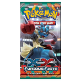 Pokemon XY3 Furious Fists Art Set | 4 Booster Packs (One of Each Artwork)