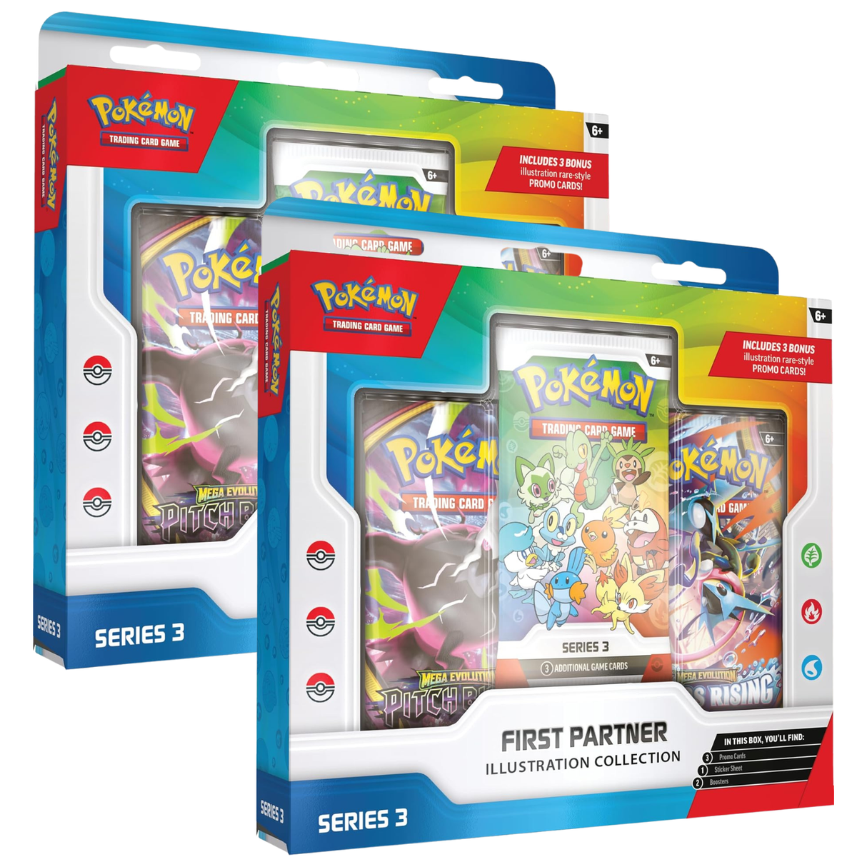 Pokemon First Partner Illustration Collections - Series 3 (2-Pack)