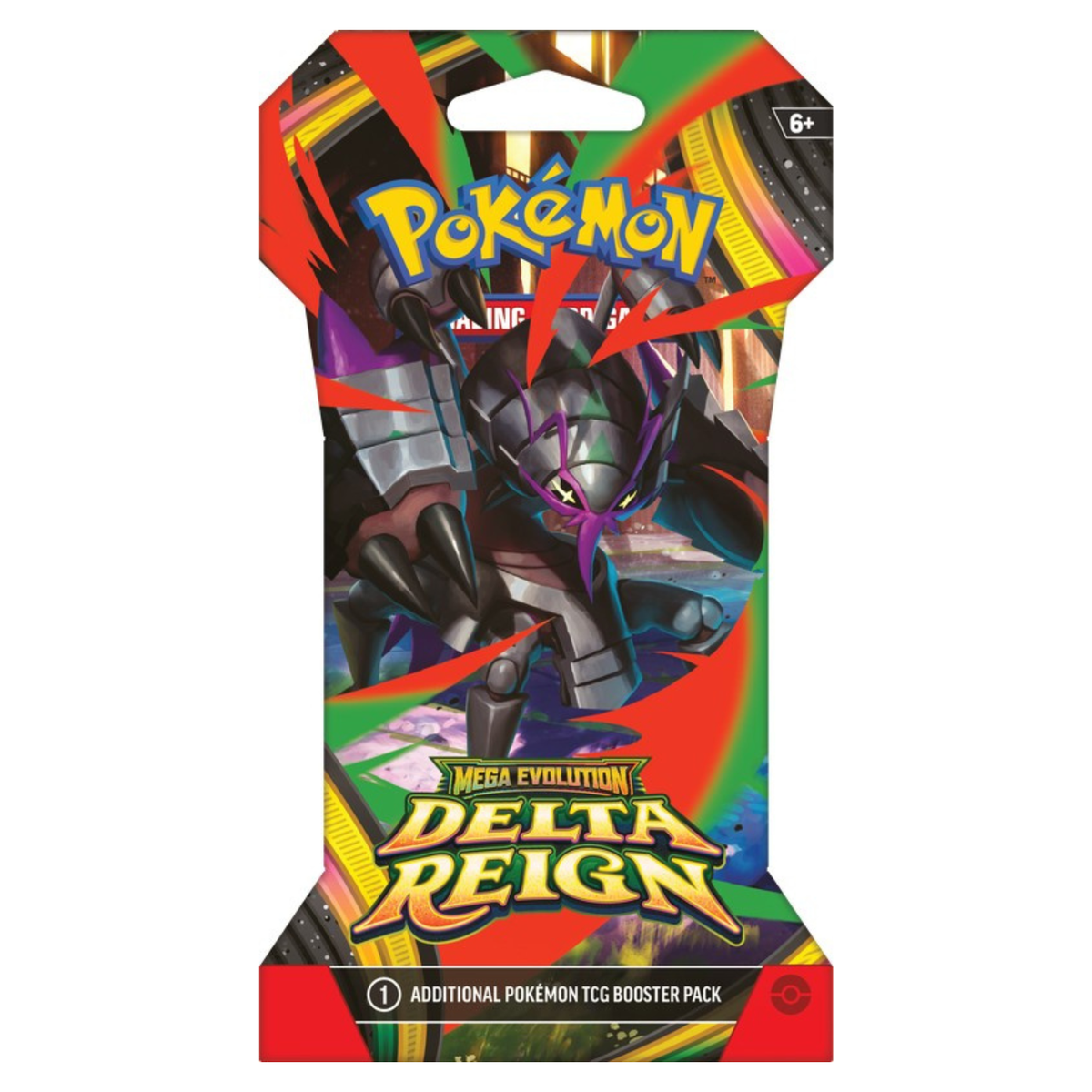 Pokemon ME6 Mega Evolution Delta Reign Art Set | 4 Sleeved Booster Packs (One of Each Artwork)