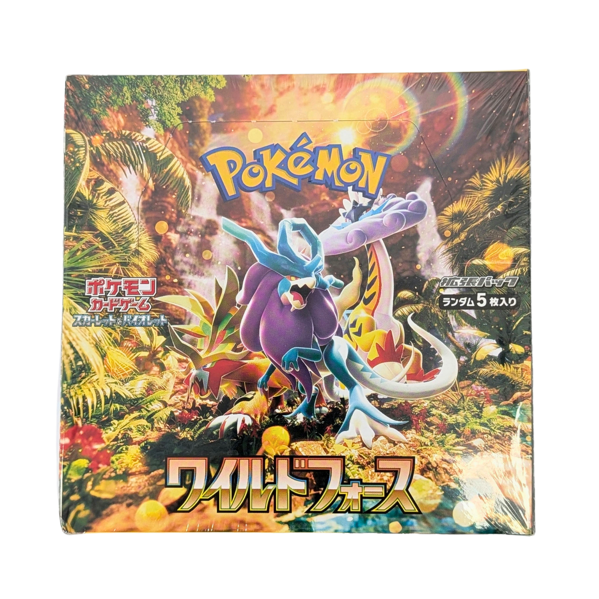Pokemon SV5K Scarlet & Violet Wild Force Booster Box (Japanese Version)