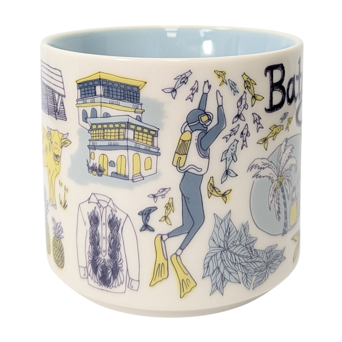 Starbucks Been There Series Batangas Ceramic Mug, 14 Oz