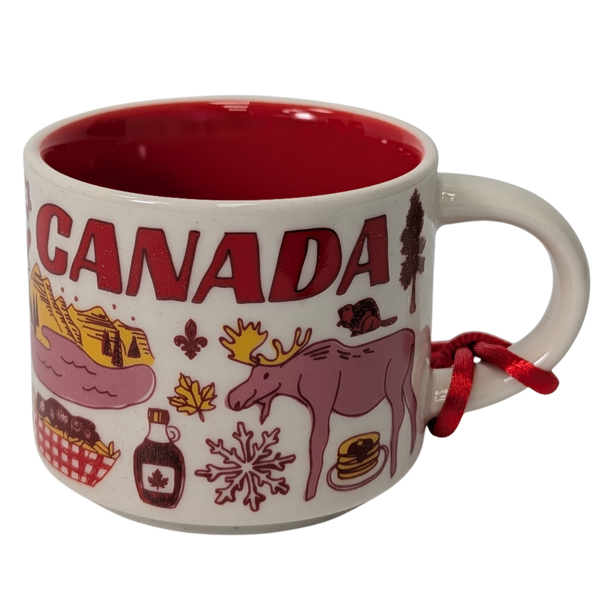 Starbucks Been There Series Canada Ceramic Demitasse Ornament, 2 Oz