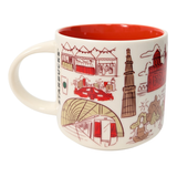 Starbucks Been There Series Delhi Ceramic Mug, 14 Oz