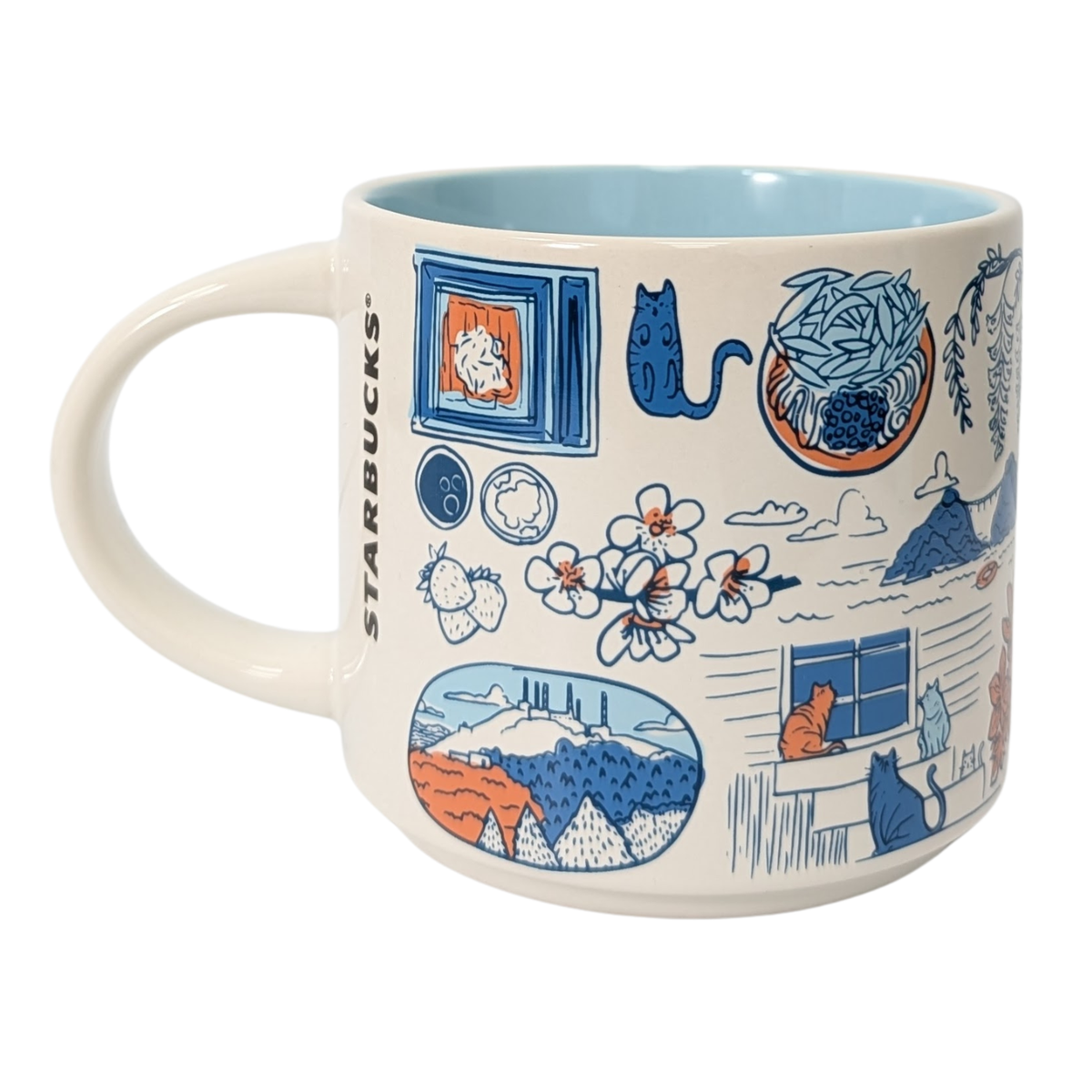 Starbucks Been There Series Fukuoka Ceramic Mug, 14 Oz