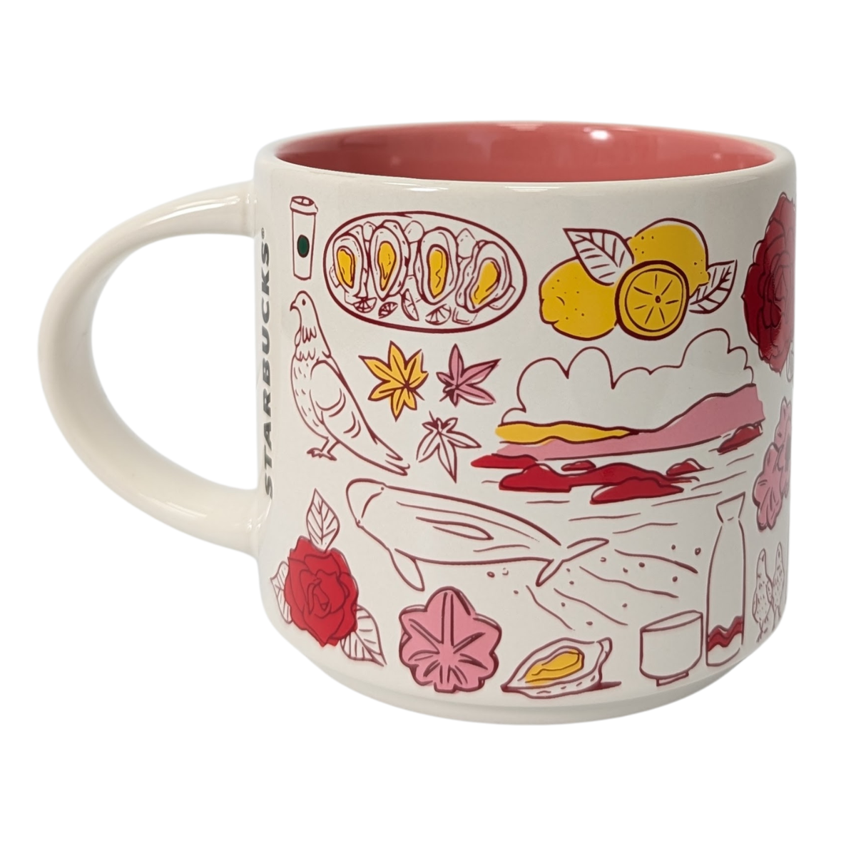 Starbucks Been There Series Hiroshima Ceramic Mug, 14 Oz