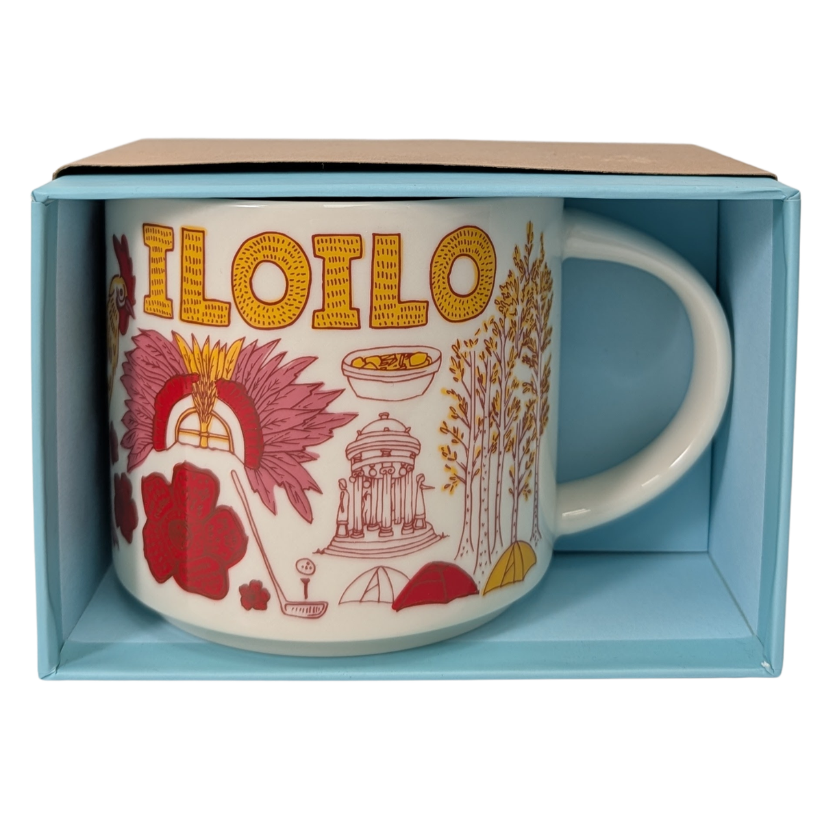 Starbucks Been There Series Iloilo Ceramic Mug, 14 Oz