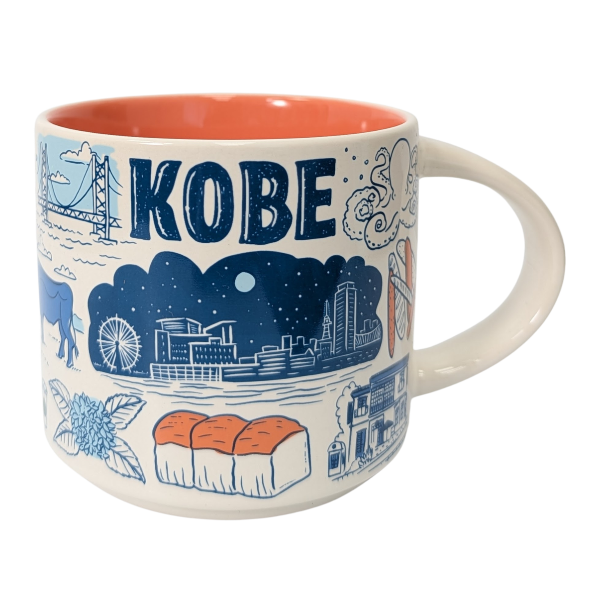 Starbucks Been There Series Kobe Ceramic Mug, 14 Oz