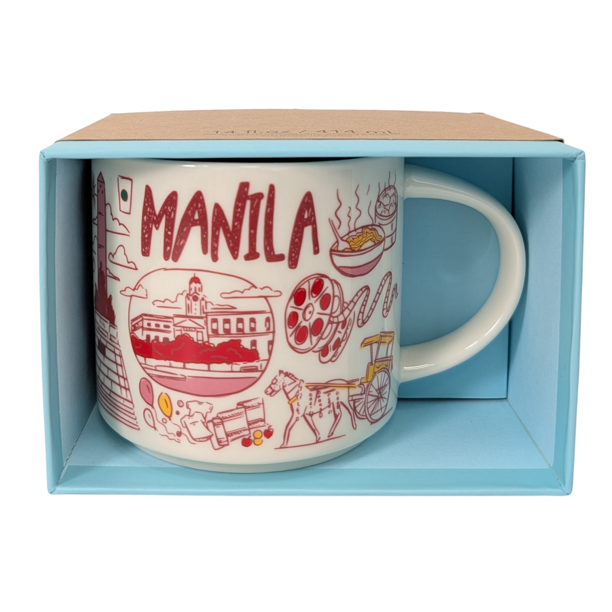 Starbucks Been There Series Manila Ceramic Mug, 14 Oz