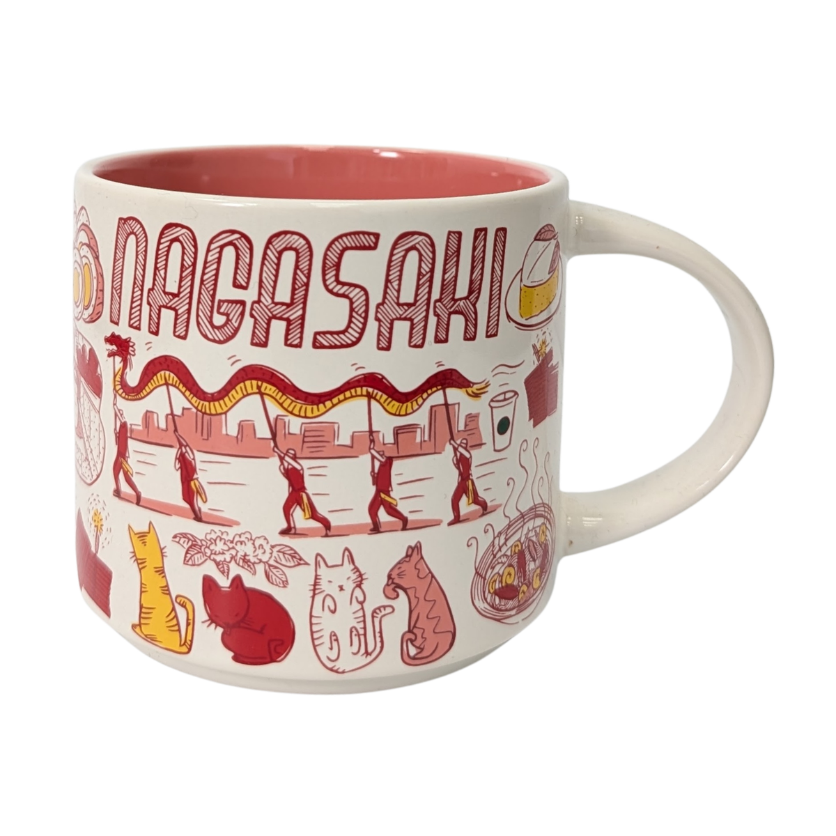 Starbucks Been There Series Nagasaki Ceramic Mug, 14 Oz