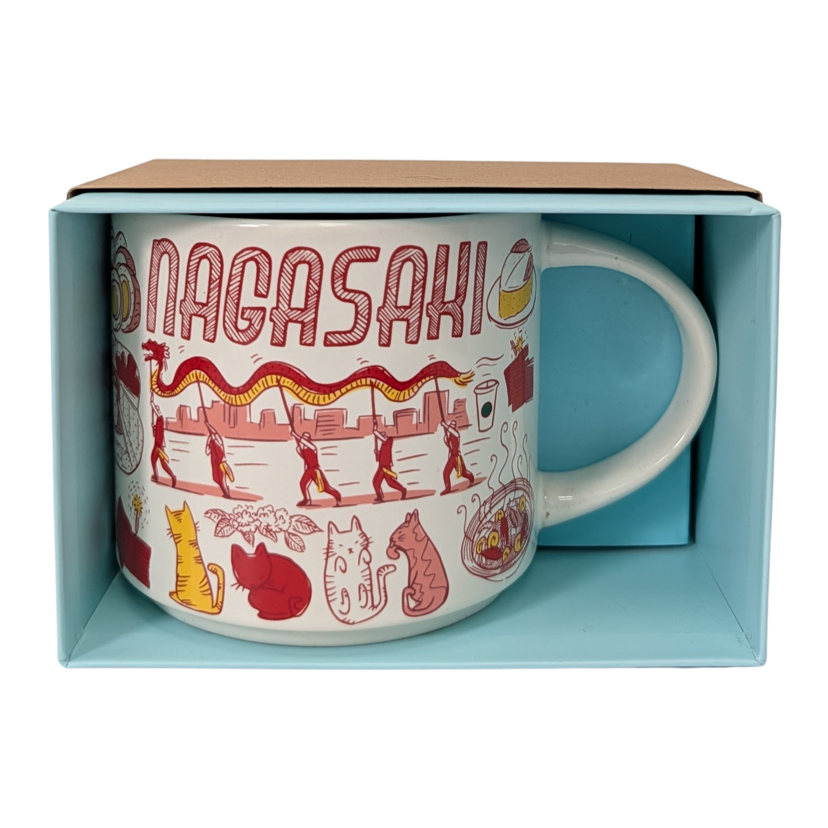 Starbucks Been There Series Nagasaki Ceramic Mug, 14 Oz