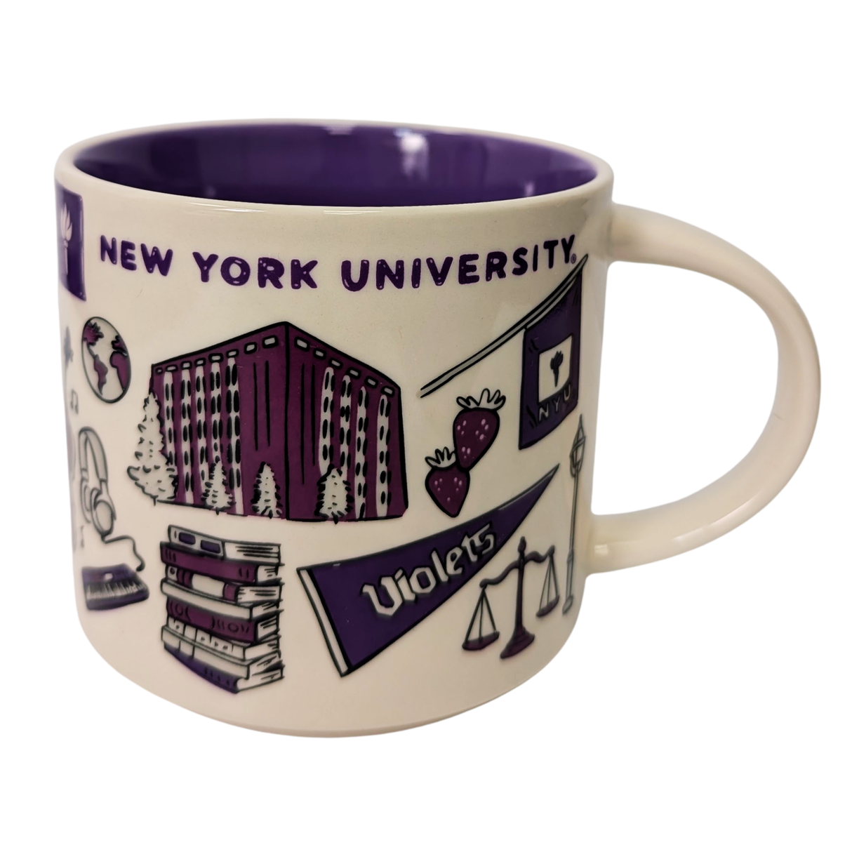 Starbucks Been There Series Campus Collection New York University Ceramic Mug, 14 Oz