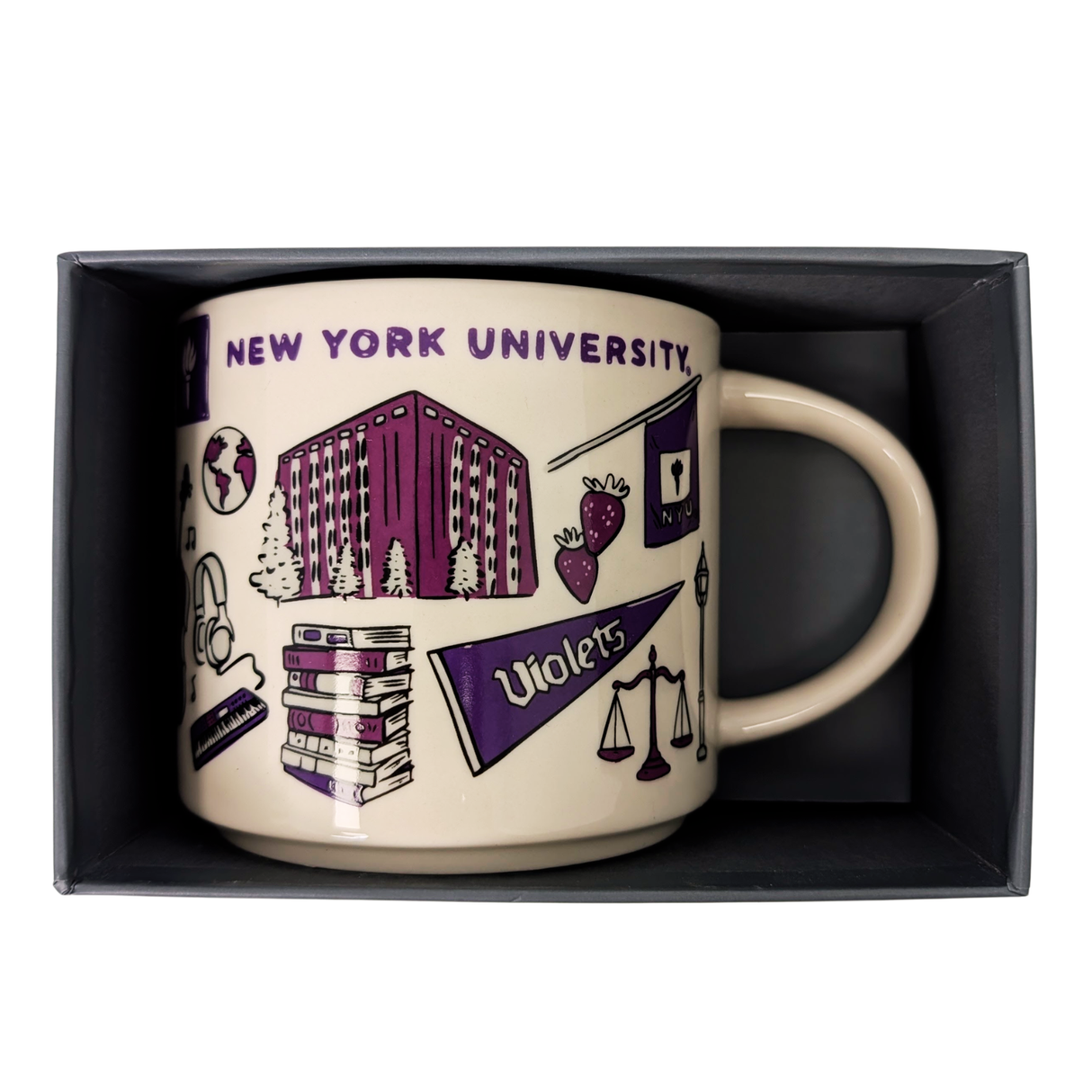 Starbucks Been There Series Campus Collection New York University Ceramic Mug, 14 Oz