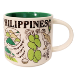 Starbucks Been There Series Philippines Ceramic Mug, 14 Oz