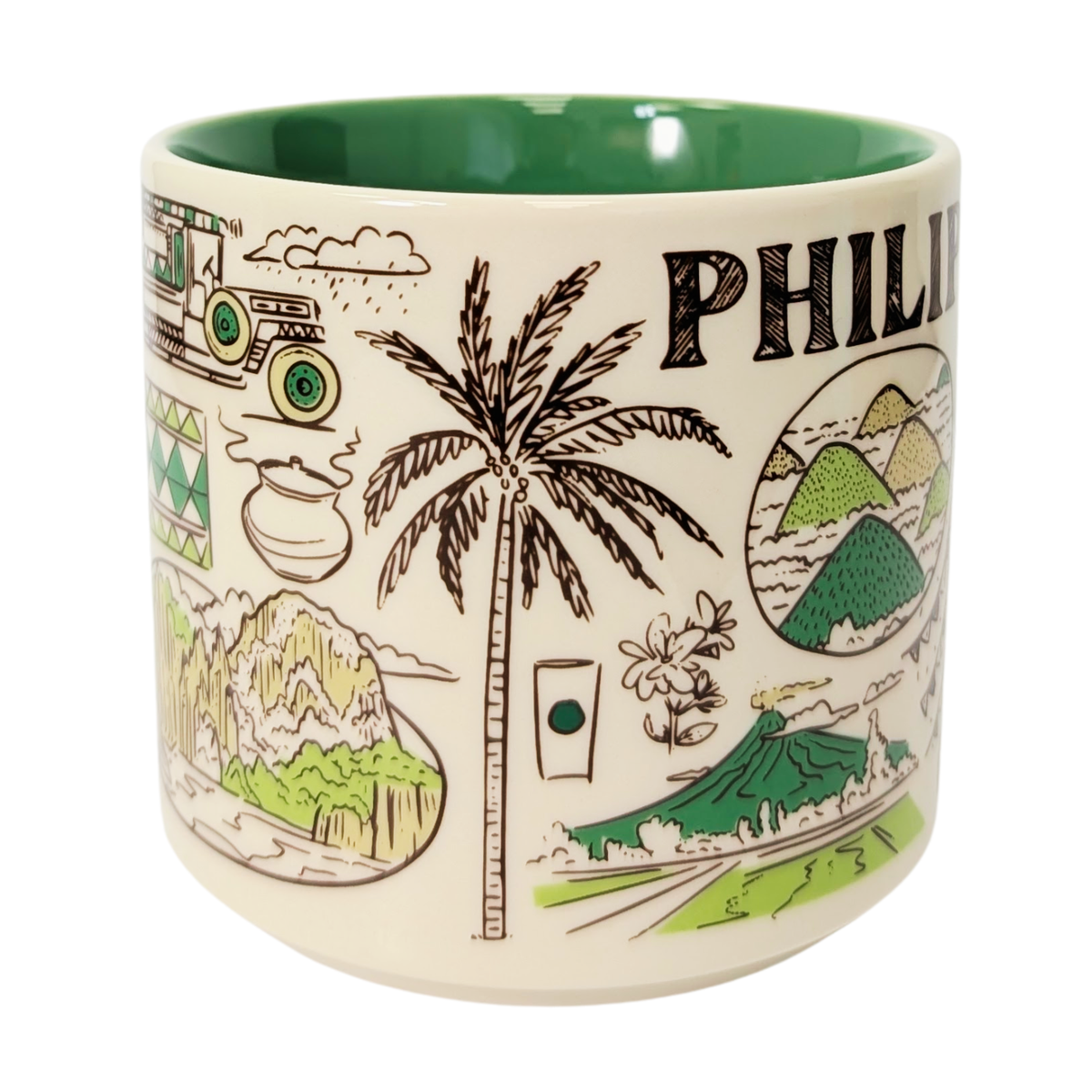 Starbucks Been There Series Philippines Ceramic Mug, 14 Oz