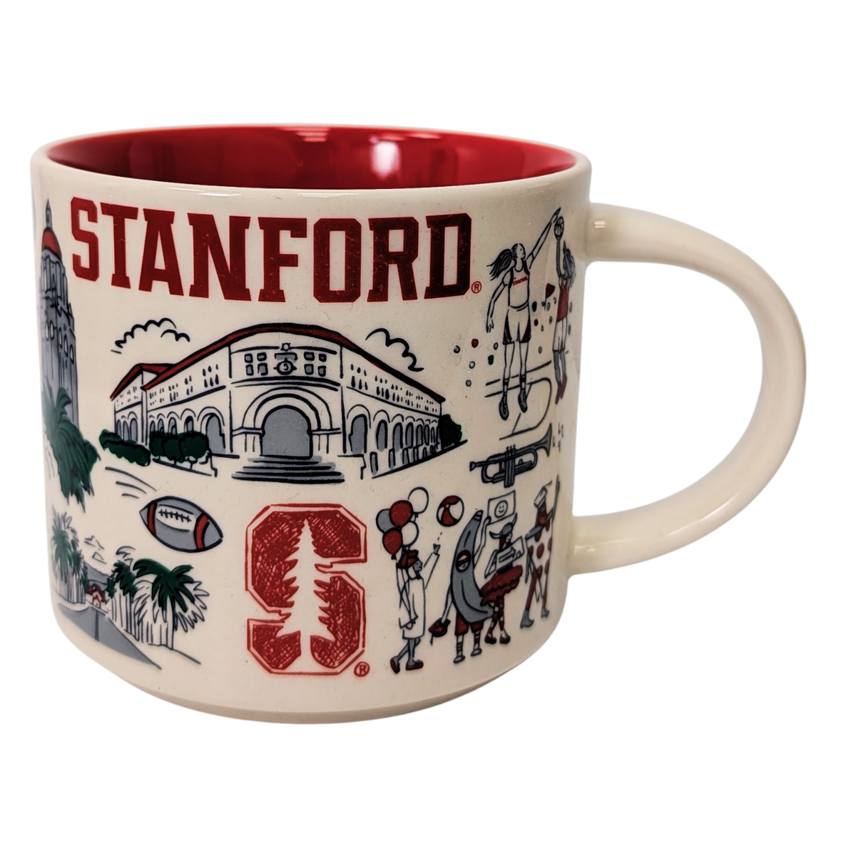 Starbucks Been There Series Campus Collection Stanford University Ceramic Mug, 14 Oz