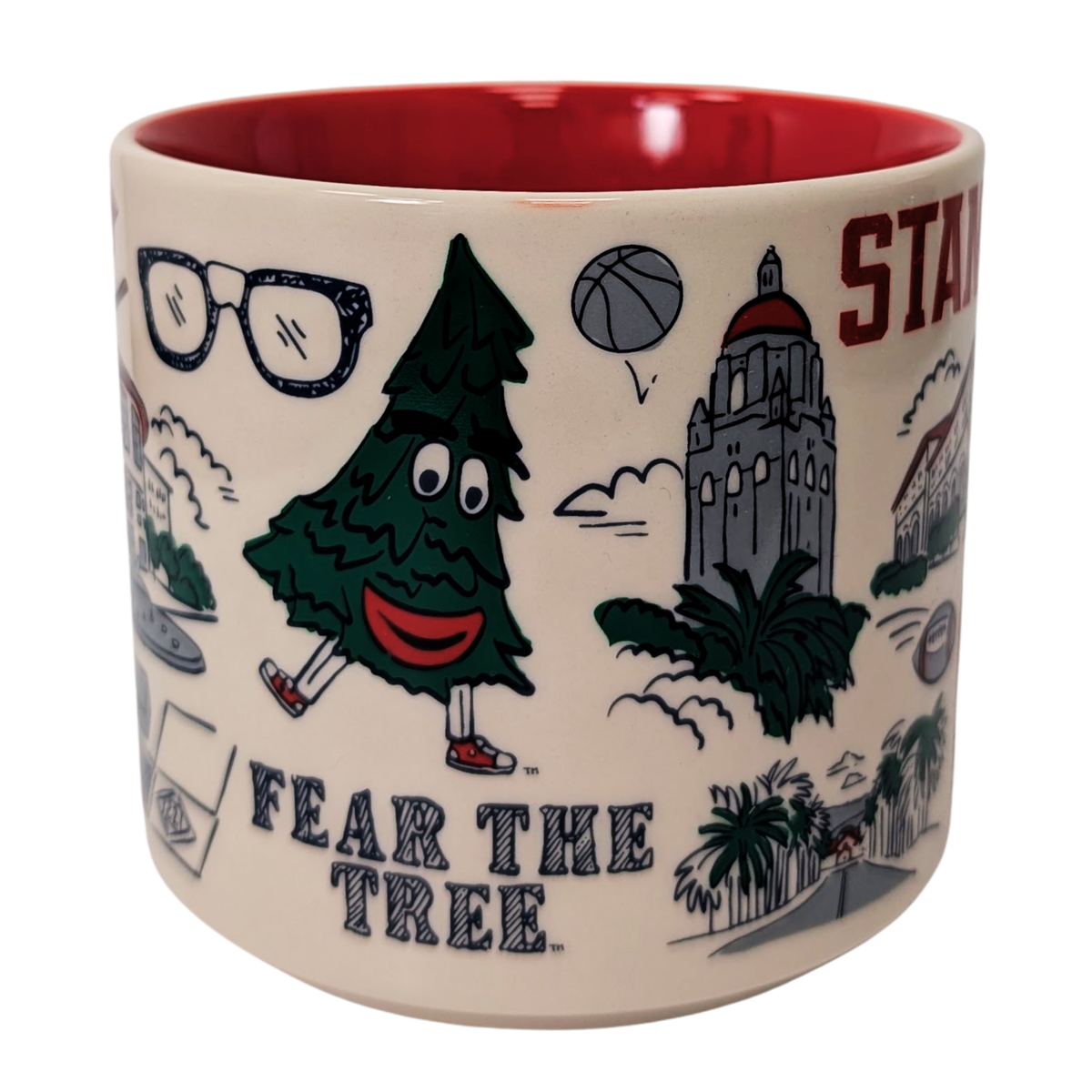 Starbucks Been There Series Campus Collection Stanford University Ceramic Mug, 14 Oz