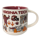 Starbucks Been There Series Virginia Tech Ceramic Mug, 14 Oz