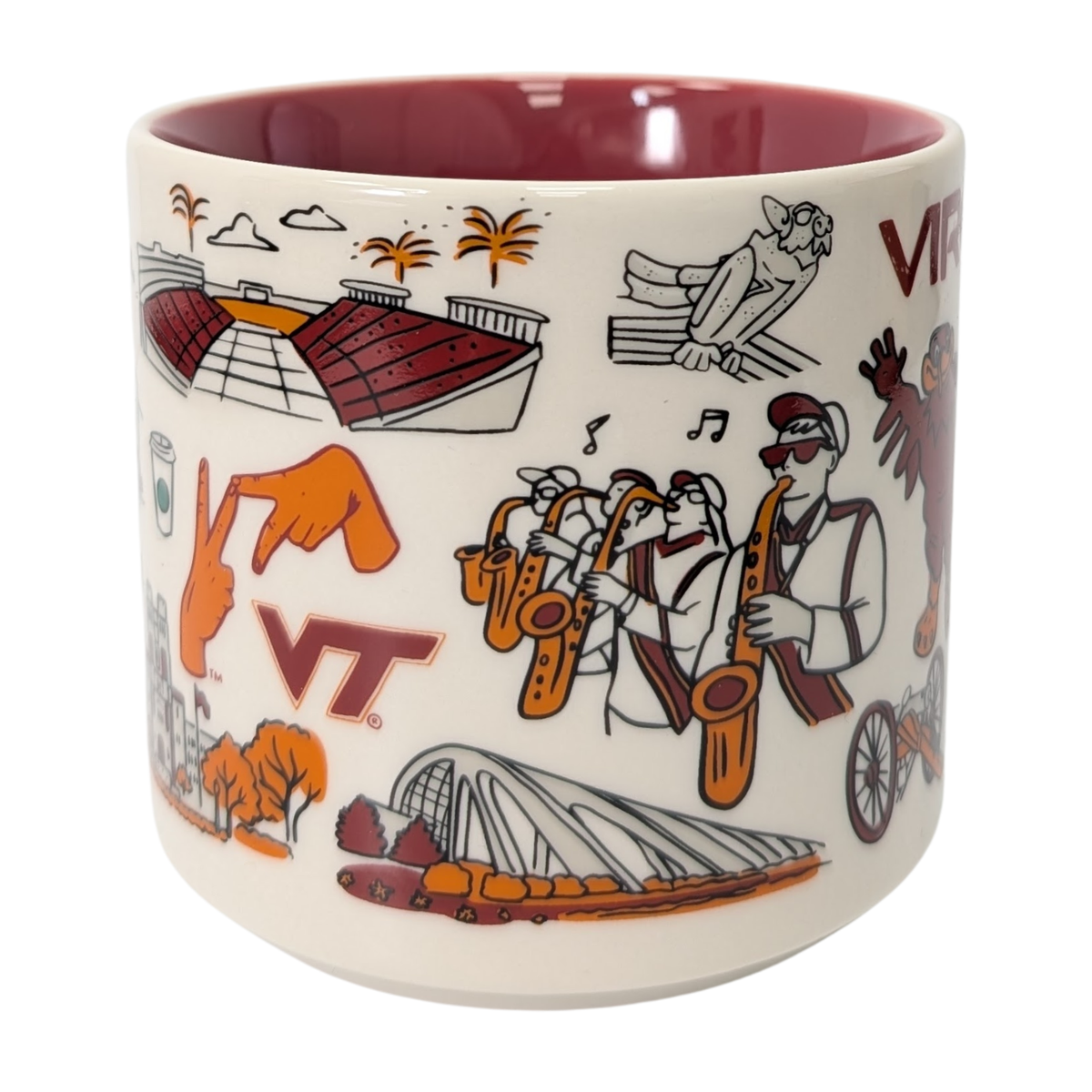 Starbucks Been There Series Virginia Tech Ceramic Mug, 14 Oz