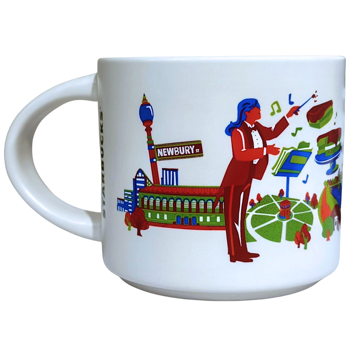 Starbucks Discovery Series Boston Ceramic Mug, 14 Oz