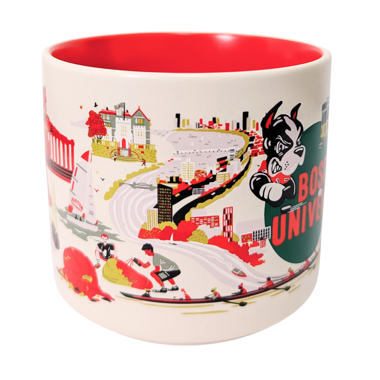 Starbucks Discovery Series Campus Collection Boston University Ceramic Mug, 14 Oz