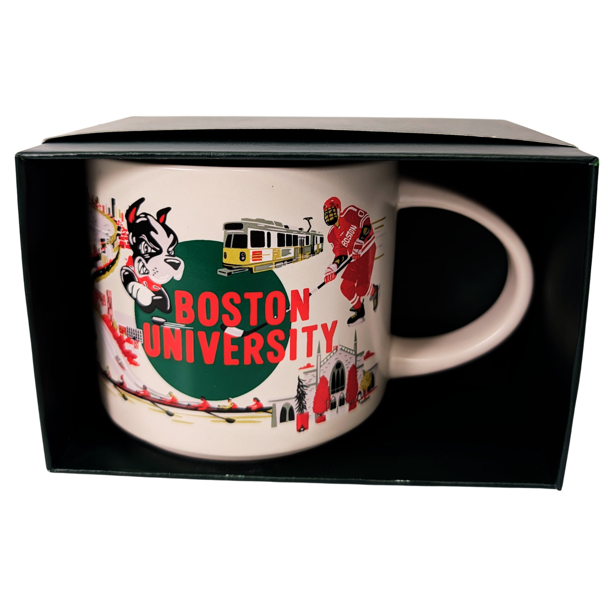Starbucks Discovery Series Campus Collection Boston University Ceramic Mug, 14 Oz