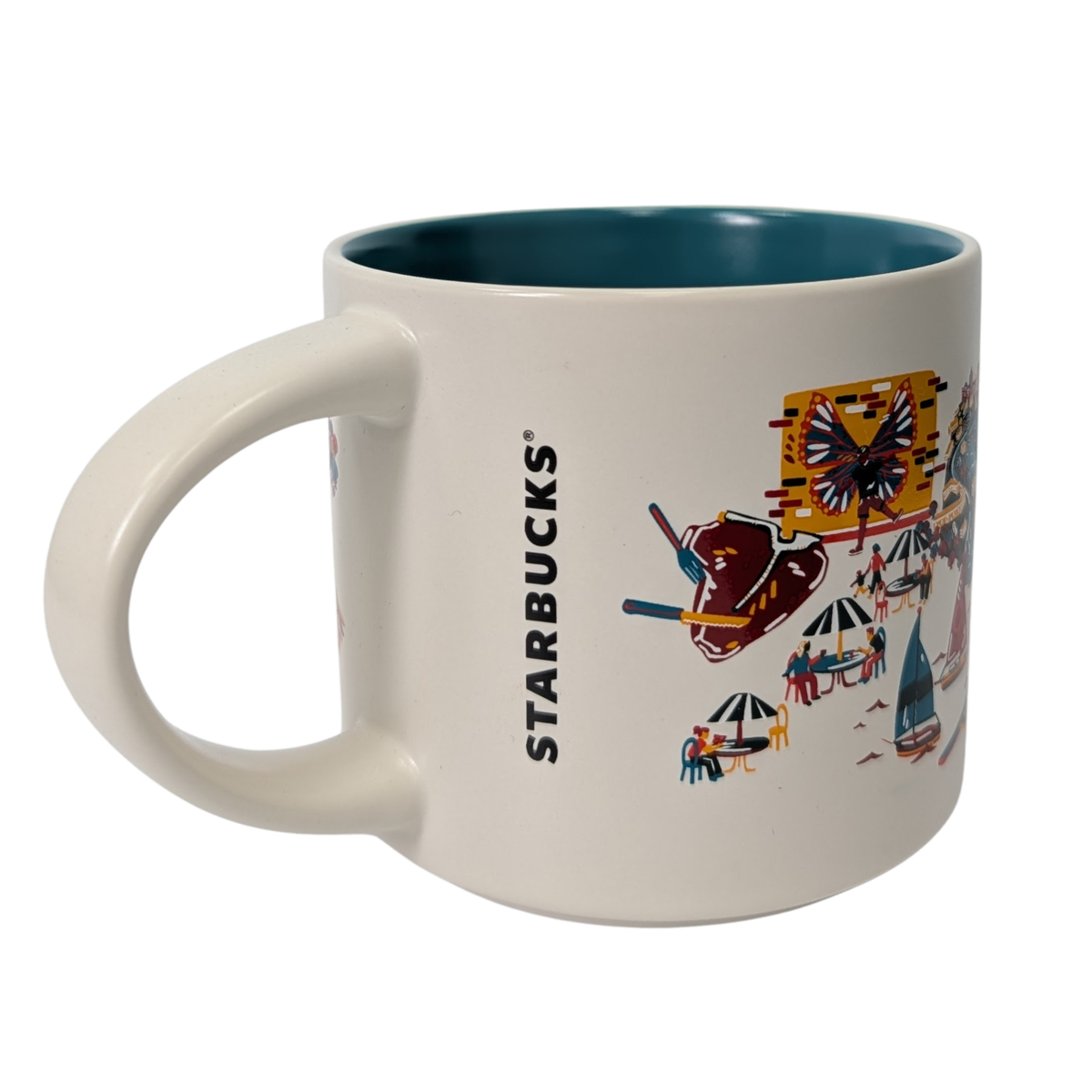 Starbucks Discovery Series Cambridge Ceramic Mug, 14 Oz