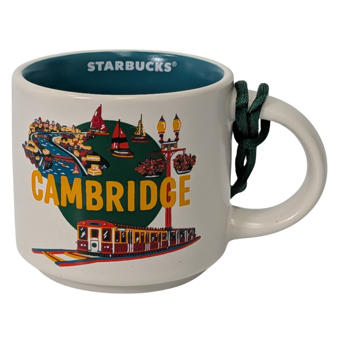 Starbucks Discovery Series Cambridge Ceramic Demitasse Ornament Mug, 2 Oz